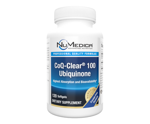 CoQ-Clear® 100 Ubiquinone, 120 Sfgl  Crystal-Free for Highest Absorption & Bioavailability