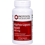 Alpha-Lipoic Acid 600 mg 60 vcaps PROTOCOL FOR LIFE