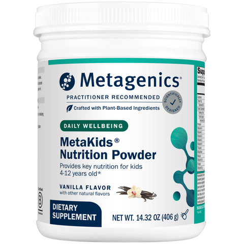 Metakids Nutrition Powder VANILLA 14.32 oz METAGENICS