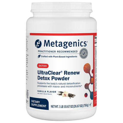Ultra Clear Renew DETOX POWDER 756 grams approx 21 servings Metagenics NATURAL VANILLA