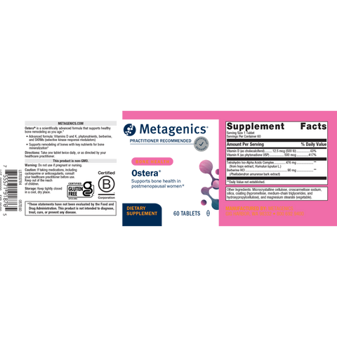Ostera 60 tabs Metagenics