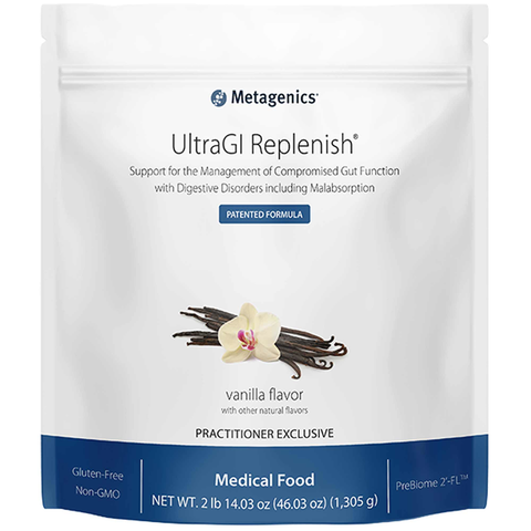 UltraGI Replenish Chocolate or Vanilla 14 or 30 Servings METAGENICS