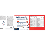 Ultra Clear Renew DETOX POWDER 756 grams approx 21 servings Metagenics NATURAL VANILLA