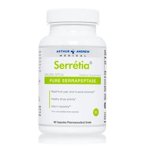 Serretia 90 caps  Arthur Andrew Medical Inc