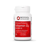 Vitamin D3 50,000 IU 50 softgels Protocol For Life