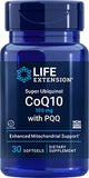 SUPER UBIQUINOL COQ10 with BioPQQ 100 MG 30 SOFTGELS Life Extension
