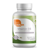 Vitamin D3 120 Capsules 50,000 IU ZAHLER