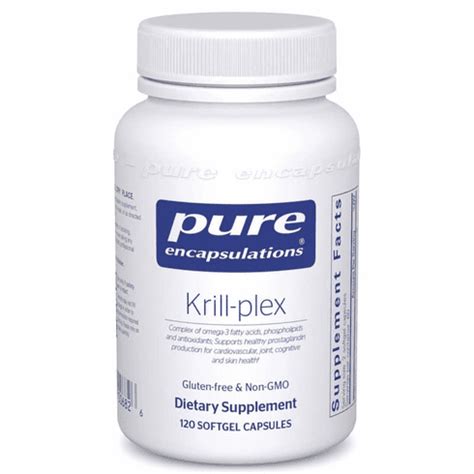 KRILL-PLEX 120 SOFT GELS PURE ENCAPSULATIONS