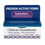 EuroMedica Clinical Glutathione 60 Slow Melt Tablets