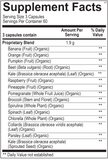 Indigo Greens Capsules 180caps ORTHOMOLECULAR PRODUCTS