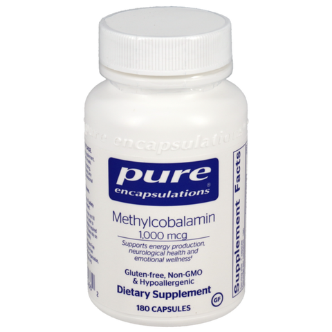 Methylcobalamin 1000mcg 180 Caps PURE ENCAPSULATIONS