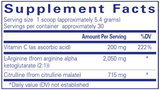 Nitric Oxide Support 162 grams 30 servings Pure Encapsulations