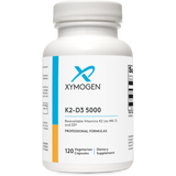 K2-D3 5000 Bioavailable Vitamins K2 (as MK-7) and D3 60 OR 120 Caps XYMOGEN