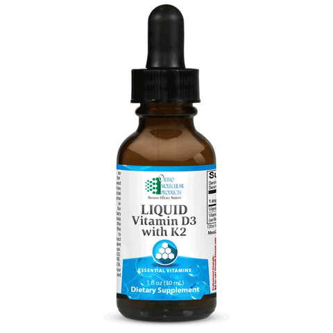 Liquid Vitamin D3 with K2 1 oz Ortho Molecular