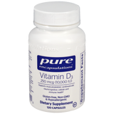 Vitamin D3 250 mcg (10,000 IU) 120 vcaps Pure Encapsulations