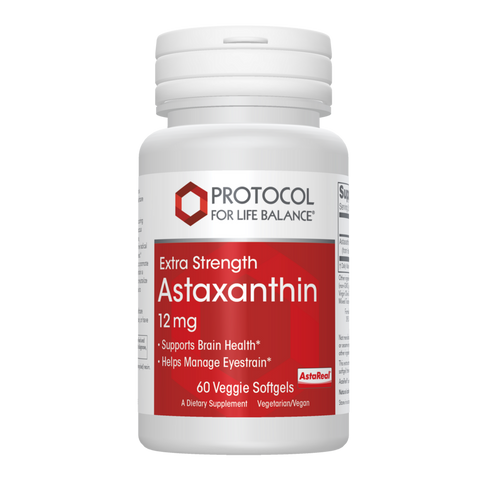 Astaxanthin 12 mg 60 soft gels Protocol For Life