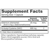 NAC 600 mg 100 caps PROTOCOL FOR LIFE