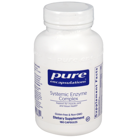 Systemic Enzyme Complex 180 Caps PURE ENCAPSUALTIONS (kind of like WOBENZYM but a capsule)