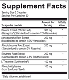 NuAdapt 60 Caps OrthoMolecular Products