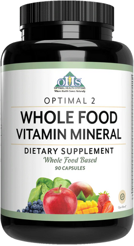 Optimal 2 Whole Food Vitamin Mineral 90 Caps Optimal Health Systems OHS