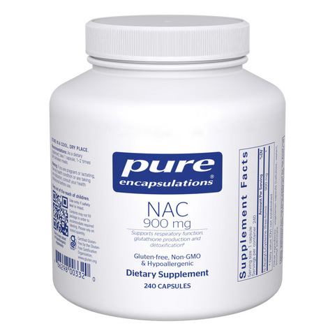 NAC (n-acetyl-l-cysteine) 900 mg 240 caps Pure Encapsulations
