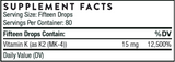 Vitamin K2 Liquid 30ml  THORNE RESEARCH