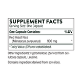 Red Rice Yeast 900 mg (formerly Choleast) 120 caps THORNE RESEARCH