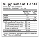 OrthOmega 820 180 Soft Gel Caps Ortho Molecular Products