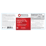 Vitamin D3 50,000 IU 50 softgels Protocol For Life