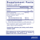 O.N.E.™ Omega 60 caps Pure Encapsulations