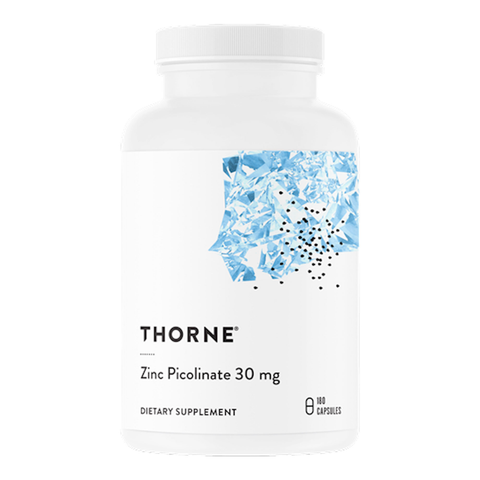 Zinc Picolinate 30mg 180 vegcaps THORNE RESEARCH