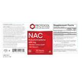 NAC 600 mg 100 caps PROTOCOL FOR LIFE