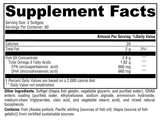 OmegaPure 780 EC ARCTIC OILS 120 softgels XYMOGEN Essential Fatty Acids from Cold Water Fish
