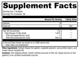 OmegaPure 820  ARCTIC OILS 120 softgels XYMOGEN Alaskan IFOS Five-Star Certified Fish Oil