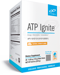 ATP Ignite™ 30 Packets XYMOGEN Citrus or Mixed Berry