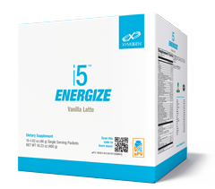 i5 VANILLA LATTE ENERGIZE 10 servings XYMOGEN