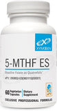 5-MTHF ES 60 caps Bioactive Folate as Quatrefolic® XYMOGEN - Seabrook Wellness - Xymogen
