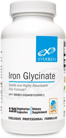Iron Glycinate 120 Caps XYMOGEN - Seabrook Wellness - Xymogen