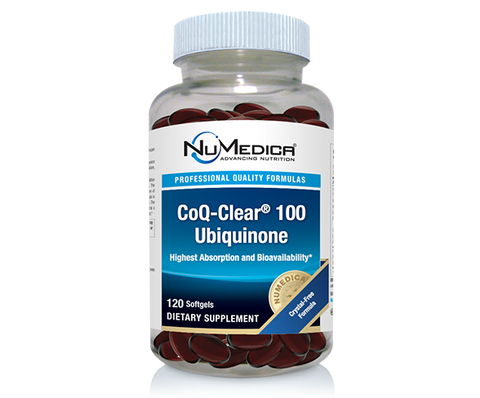 CoQ-Clear® 100 Ubiquinone, 120 Sfgl  Crystal-Free for Highest Absorption & Bioavailability