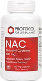 NAC 600 mg 100 caps PROTOCOL FOR LIFE