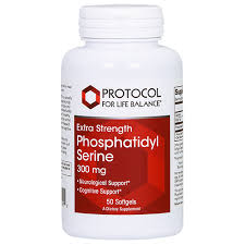 Phosphatidyl Serine 100mg 60 softgels PROTOCOL FOR LIFE