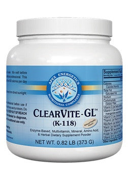 ClearVite-GL K118 Vanilla 42 servings APEX ENERGETICS - Seabrook Wellness - APEX Energetics