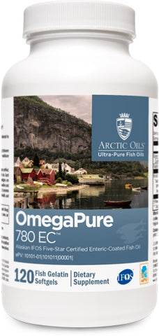 OmegaPure 780 EC ARCTIC OILS 120 softgels XYMOGEN Essential Fatty Acids from Cold Water Fish