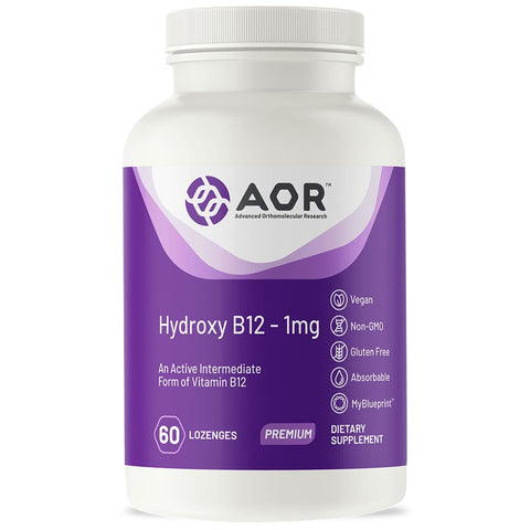 Hydroxy B12 - 1mg 60 Lozenges AOR