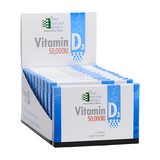 Vitamin D3 50,000 IU  10 packets with 15 caps in each packet (150 caps) ORTHOMOLECULAR