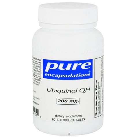 UBIQUINOL-QH 200 MG 60 GELS  Pure Encapsulations