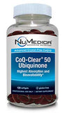 CoQ-Clear 50 Ubiquinone 120 Softgels NuMedica
