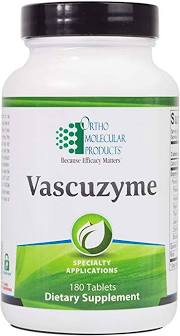 Vascuzyme 240 Capsules ORTHOMOLECULAR PRODUCTS